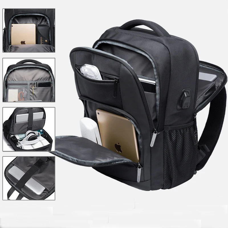 Mochila masculina com carregamento USB