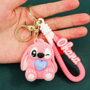 Pacote com 5 chaveiros Stitch da Disney