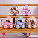 Pacote com 5 chaveiros Stitch da Disney