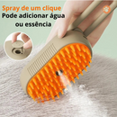 Escova A Vapor Para Gatos Cães 3 Em 1